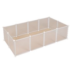 Ding Dong Pet 寵物透明圍欄 小型 12入 單色, 透明, 12個