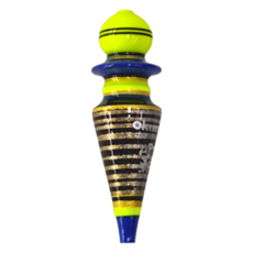 okuma 寶熊釣具 熊霸 釣蝦標 浮標 3.6分, 茶金黃, 1個