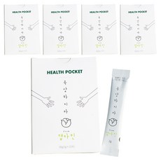 HEALTH POCKET L-麩醯胺酸高麗菜萃取粉隨身包 30條入, 30g, 5盒