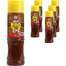 OTTOGI 不倒翁 輕洋食炸豬排醬, 455g, 6瓶