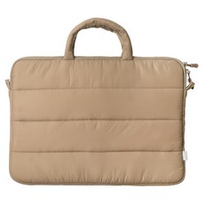 ekax 雲朵Puffy 筆電包, 奶油咖, 1個