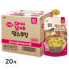 맘스쿠킹 이유식, 140g, 20개, 닭고기시금치카레