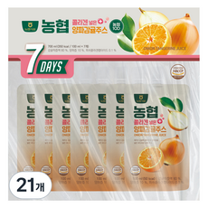 Nonghyupsikpum 洋蔥柑橘汁, 100ml, 21個