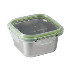 Corelle Brands 康寧餐具 Snapware Eco Simple 304不鏽鋼保鮮盒 SN-ES640S, 160g 640ml, 1個