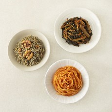 집반찬연구소 베스트 반찬 3종 A세트 무생채 + 시래기된장지짐 + 호두멸치볶음, 1세트