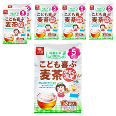 Hakubaku 麥茶包, 日本國產大麥100%, 清香甘醇, 冷熱皆宜, 即沖即飲, 8g, 52包, 6袋