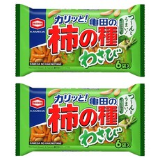 龜田製菓 柿種米果 芥末口味, 164g, 2袋