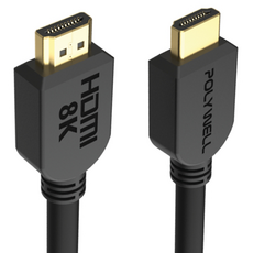 POLYWELL 寶利威爾 2.1 傳輸線, 1m, PW15-W60-L010, 1條