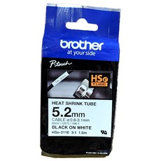 brother 兄弟牌 台灣公司貨 熱縮套管標籤帶, 1條