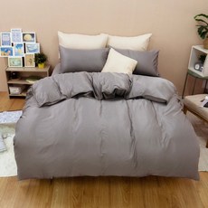 愛北鼻 萊賽爾天絲床包 柔軟親膚透氣 台灣製造品質保證, 1件, PTS105紫, 特大床包+枕頭套*2, 特大7尺