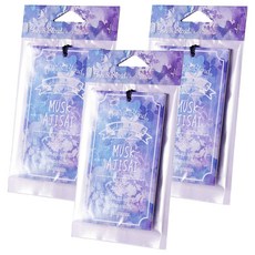 John's Blend 香氛片 繡球花麝香 持久清新香氣 吊掛式設計, 3個, 6g