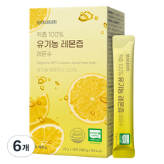 모어네이처 착즙100% 유기농 레몬즙, 280g, 6개