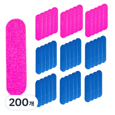 Titan 迷你指甲雙面銼刀, 混色, 200個