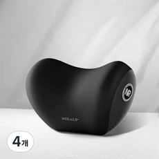 오토벨라 차량용 목쿠션, 블랙, 4개