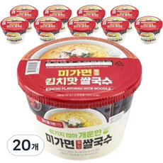 미가면 웰빙 김치맛 쌀국수, 20개, 92g