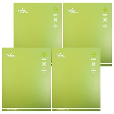 DataBank 三田文具 A4 加減乘除 小4孔資料夾, 綠色, 4本