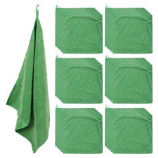 홈위드미 컬러 재사용 행주 그린, 30개