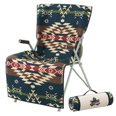 LOGOS 復古原生羊毛椅套組合墊, 藏青+紅+綠+象牙