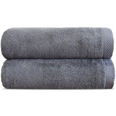 쥬련제작소 프리미엄 호텔수건 450g 40수 코마사, 딥그레이, 2개