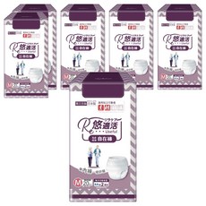 RelaCare 悠適活 貼身輕薄自在成人紙尿褲 日本製造, 6包, M, 20片