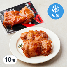 Rally 소스 닭다리살 양념치킨맛 (냉동), 100g, 10개