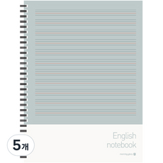 모닝글로리 4500 하드커버 영어 SP노트 16절 좌철, 랜덤발송, 5개