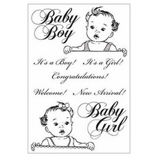 한가람아트타운 클리어 스탬프 BUNDLE OF JOY NEW ARRIVAL, 1개, 혼합 색상