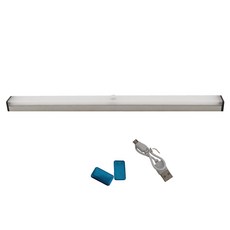 磁吸感應燈 含引磁片2個 + 充電線 29.7cm 暖光 90g, 1個
