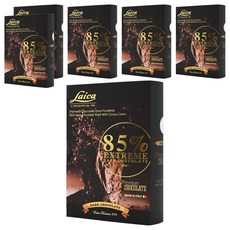 Laica 85% 黑巧克力書本造型禮盒，義大利進口，香甜濃郁, 112g, 6盒