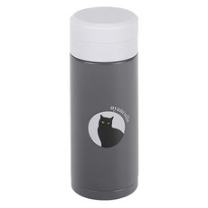FREIZ 和平 NyanKorea 旋蓋纖巧保溫瓶 RH-1660 200ml 輕巧便攜, 貓咪 灰色, 1個