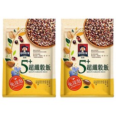 QUAKER 桂格 5+超纖穀飯, 1kg, 2包
