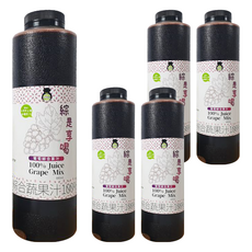 TAIWAN SWEET FARM 台灣好田 綜是享喝100%葡萄綜合果汁, 880ml, 5瓶