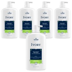 아이보리 마일드 앤 젠틀 바디워시 알로에향, 798ml, 5개
