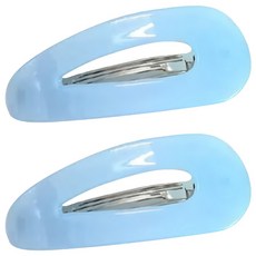 CHIC CHIC 日本造型自動夾 2個, 水滴藍色, 1組