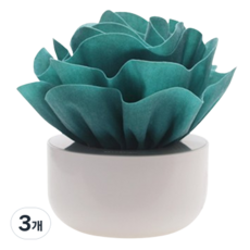 엠아이디자인 자연 기화식 미니 가습기 민트 HND-0016, 3개