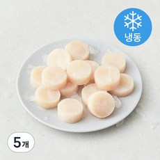 깨끗하게 손질된 가리비관자살 (냉동), 200g, 5개