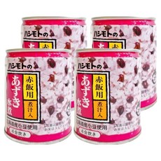 橋本食糧 橋本水煮紅豆 炊飯用, 230g, 4罐