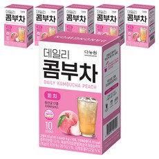 다농원 데일리 콤부차 피치, 5g, 10개입, 6개