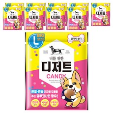 너를위한디저트 강아지 캔디 간식 L, 치킨, 21g, 10개
