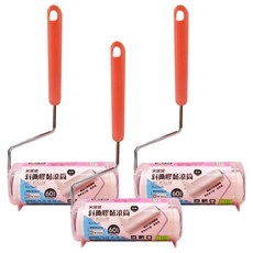 minono 米諾諾 斜撕膠黏滾筒 短柄, 3個