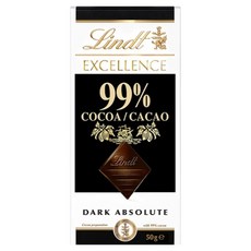 린트엑셀런스 다크 99% 초콜릿, 50g, 1개