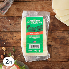 퍼시픽 모짜렐라 슬라이스 치즈, 227g, 1개입, 2개