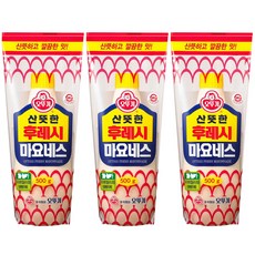 오뚜기 후레시 마요네즈, 500g, 3개