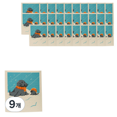 일러스트 리필 해동지 뽑아쓰는 키친타올 언더 워터 월드 3, 9개, 10개입