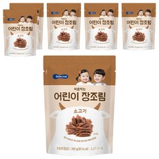 베베쿡 처음먹는 어린이 장조림, 100g, 6개
