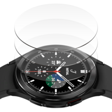 루아러블 갤럭시워치 강화유리 9H 고강도 풀커버 액정보호필름 3p 세트, 투명, 3개