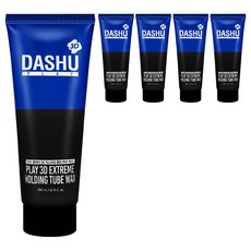 다슈 플레이 3D 익스트림 홀딩 튜브 헤어왁스, 200ml, 5개