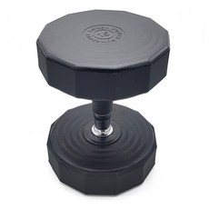 파워헬스 12각 우레탄 덤벨 검정, 15kg, 1개