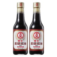 金蘭 陳年醬油, 非基改黃豆釀造, 適合滷煮快炒, 500ml, 2瓶