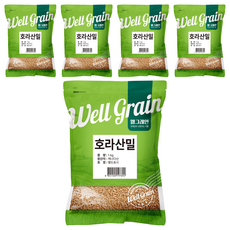 두보식품 웰그레인 캐나다산 호라산밀, 5개, 1kg